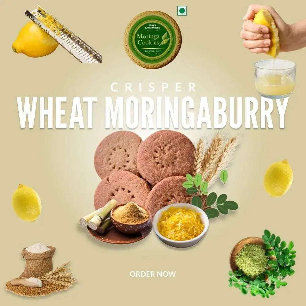 Wheat Moringabury Cookies