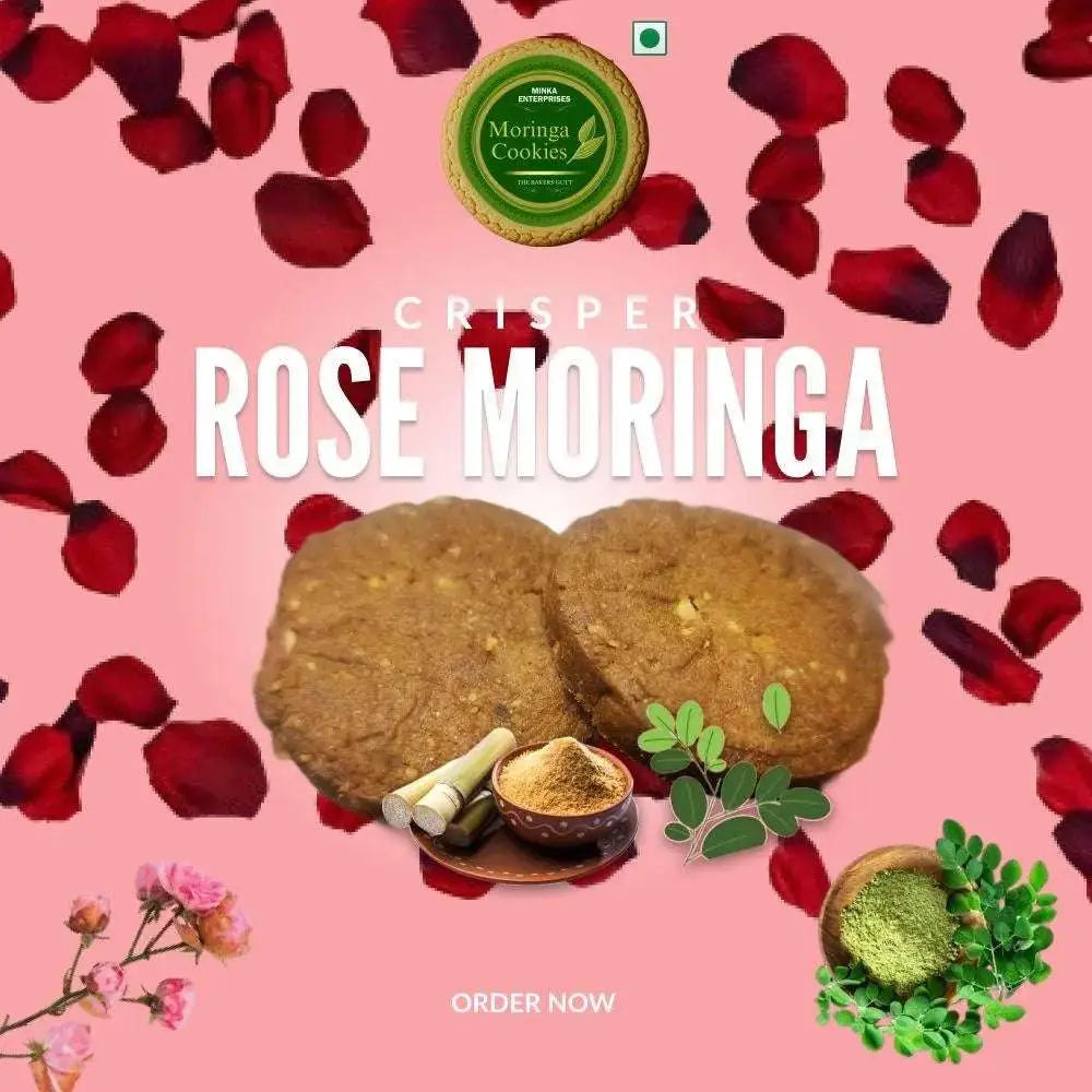 Rose Moringa Cookies